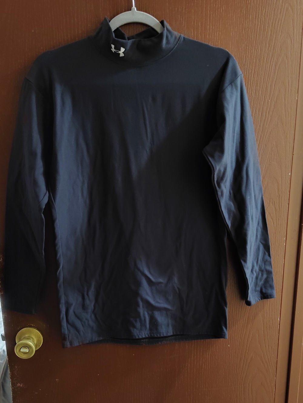 Under Armour Black Kids Long-Sleeve Turtleneck Top